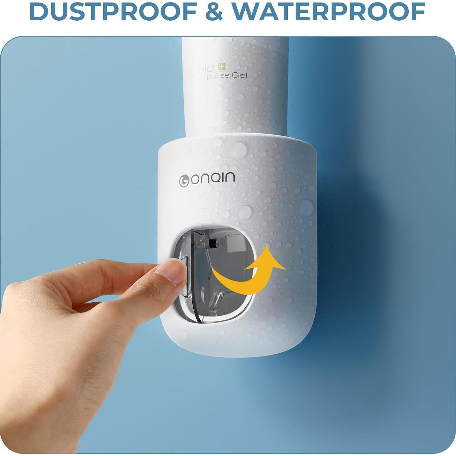 Dispensador Automático de Pasta de Dientes VNYIFAN Blanco