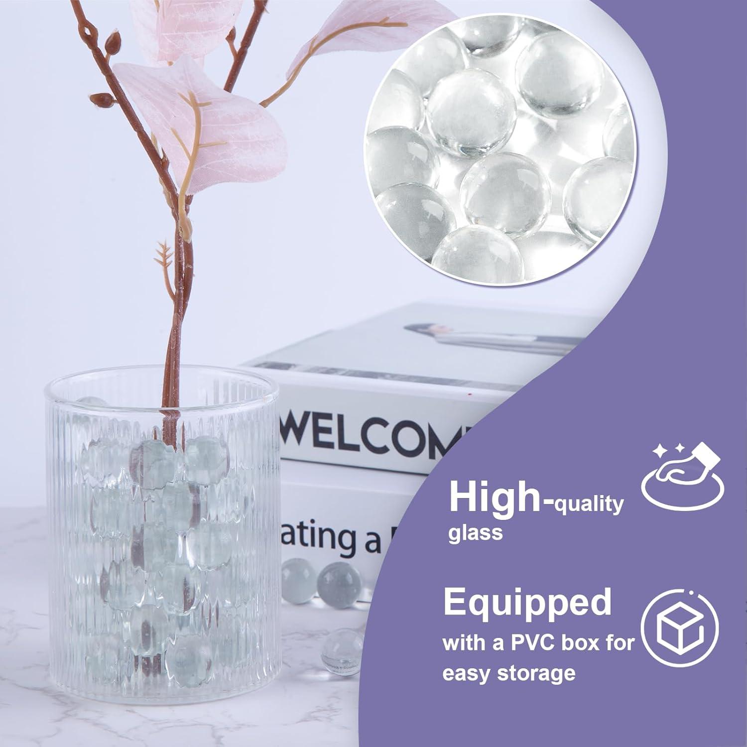 Canicas de Vidrio DomeStar 0.63 cm Relleno Jarrón 0.45 kg