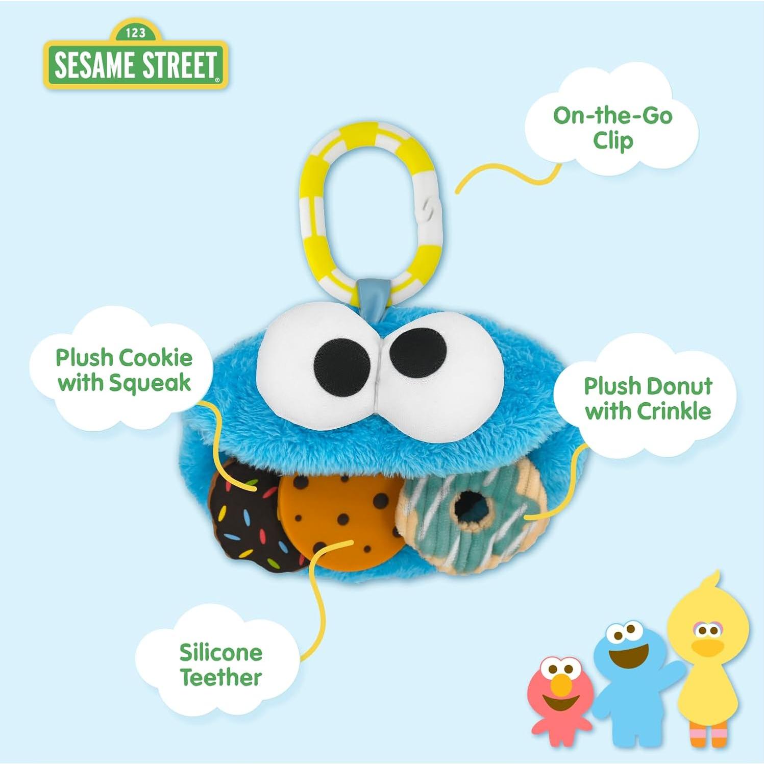 Juguete de Actividad Cookie Monster Sesame Street 17.78x12.7cm