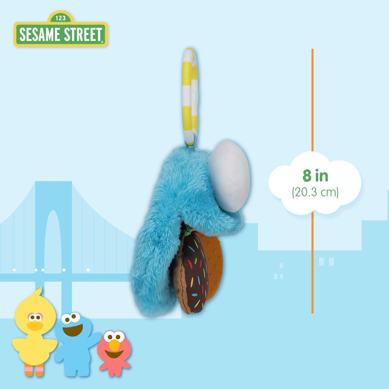 Juguete de Actividad Cookie Monster Sesame Street 17.78x12.7cm
