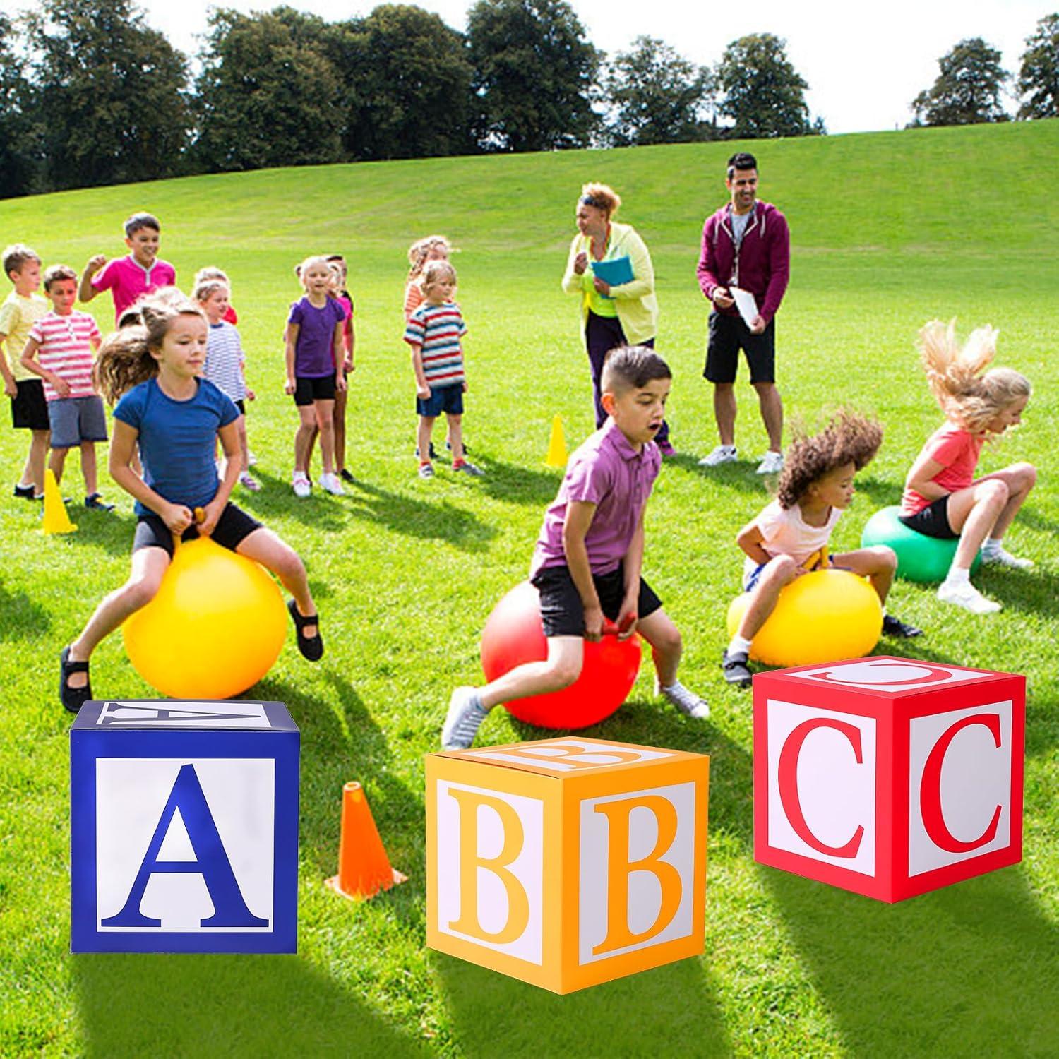 6 Cajas de Globos ABC123 para Fiesta - PFAMKEER - 30 cm