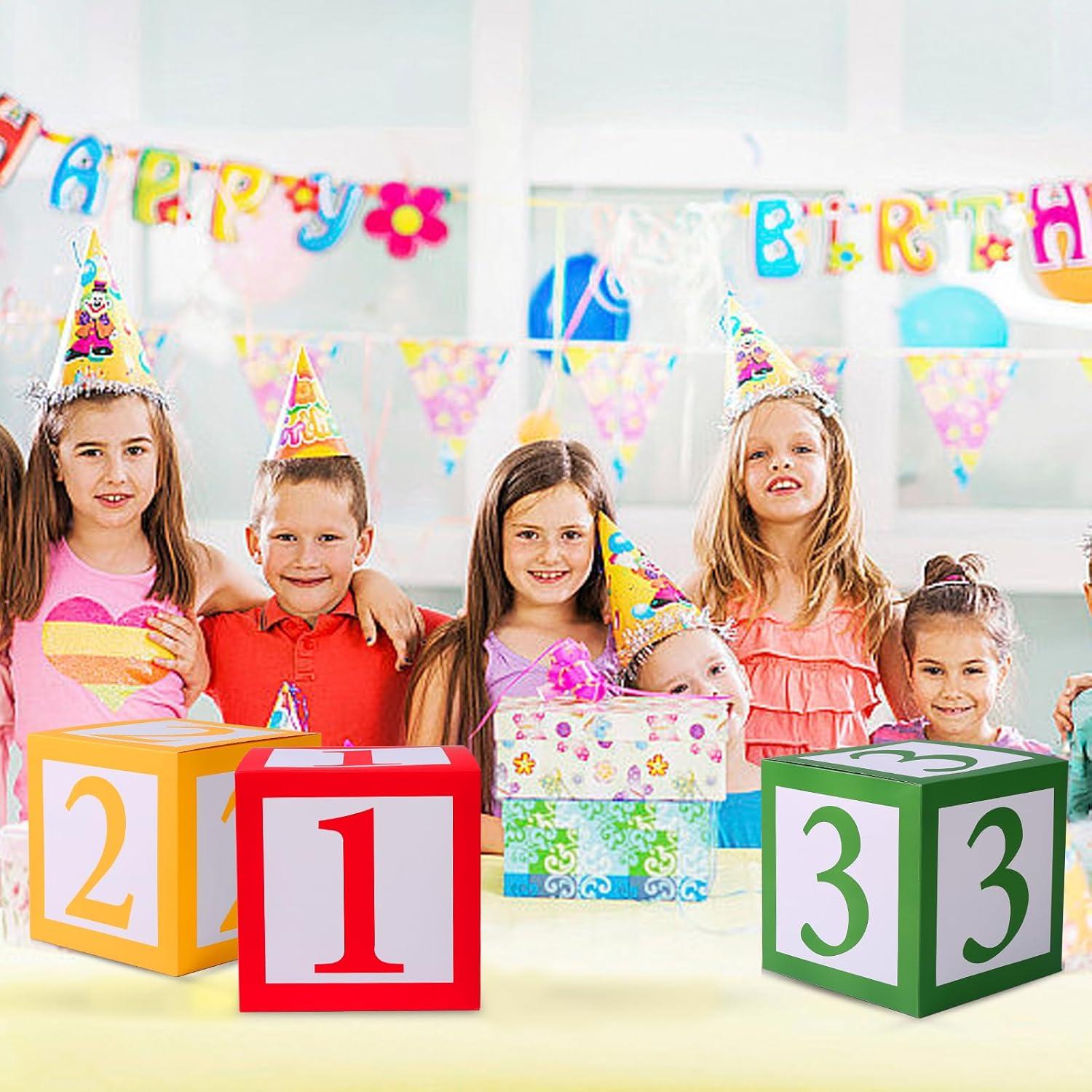 6 Cajas de Globos ABC123 para Fiesta - PFAMKEER - 30 cm