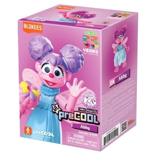 Figura Abbey Calle Sésamo BLOKEES 9 cm Plástico ABS