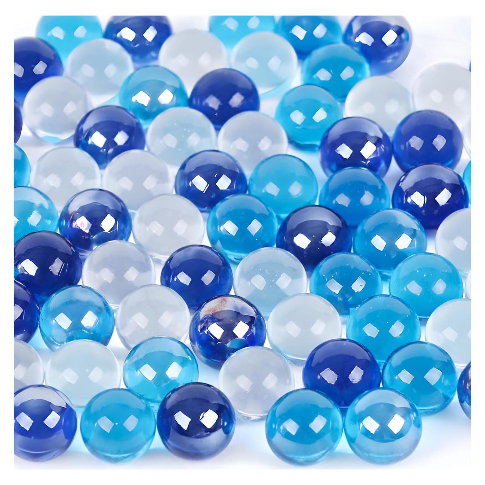 Canicas de Vidrio DomeStar 0.63 cm Azul para Decoración