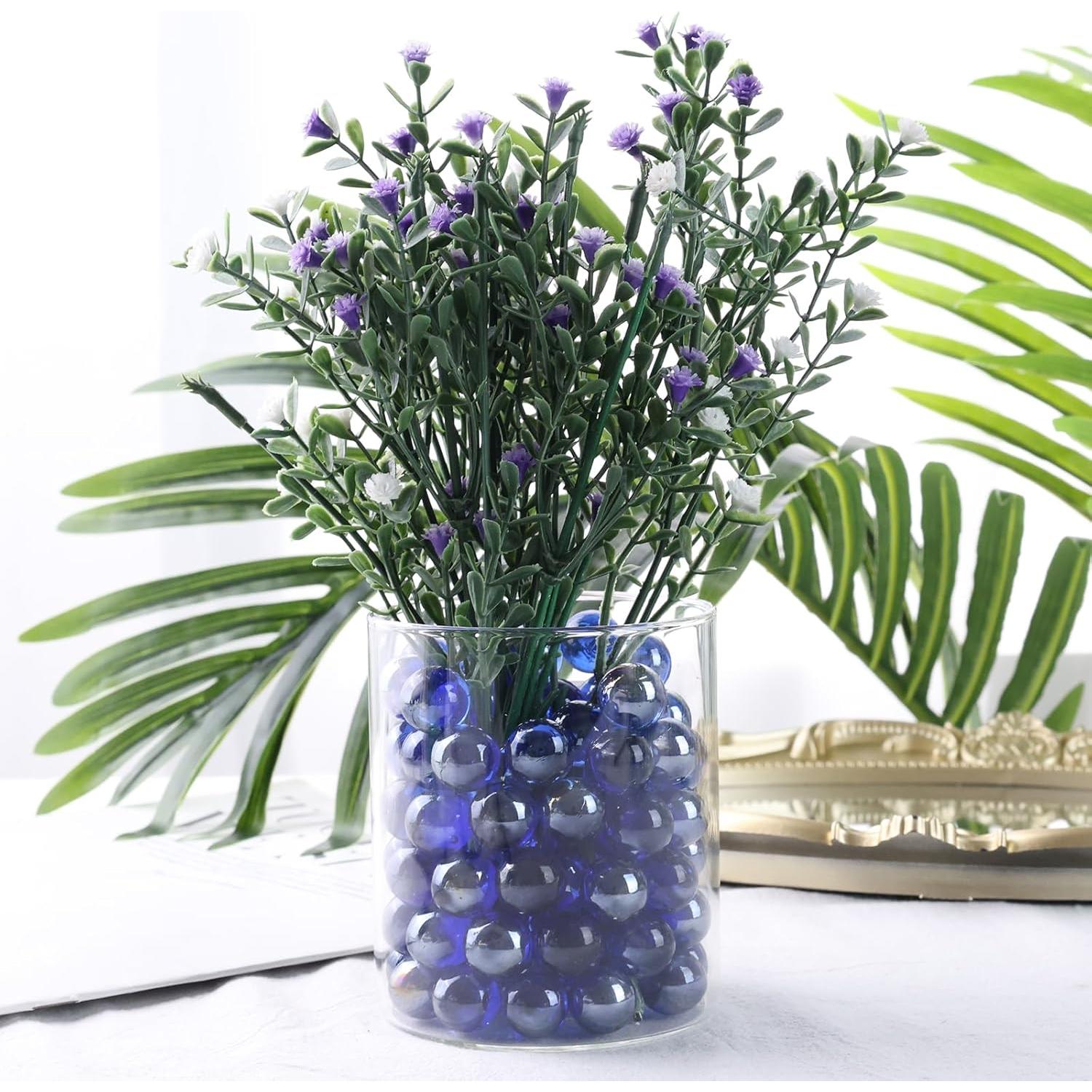 Canicas de Vidrio DomeStar 0.63 cm Azul para Decoración