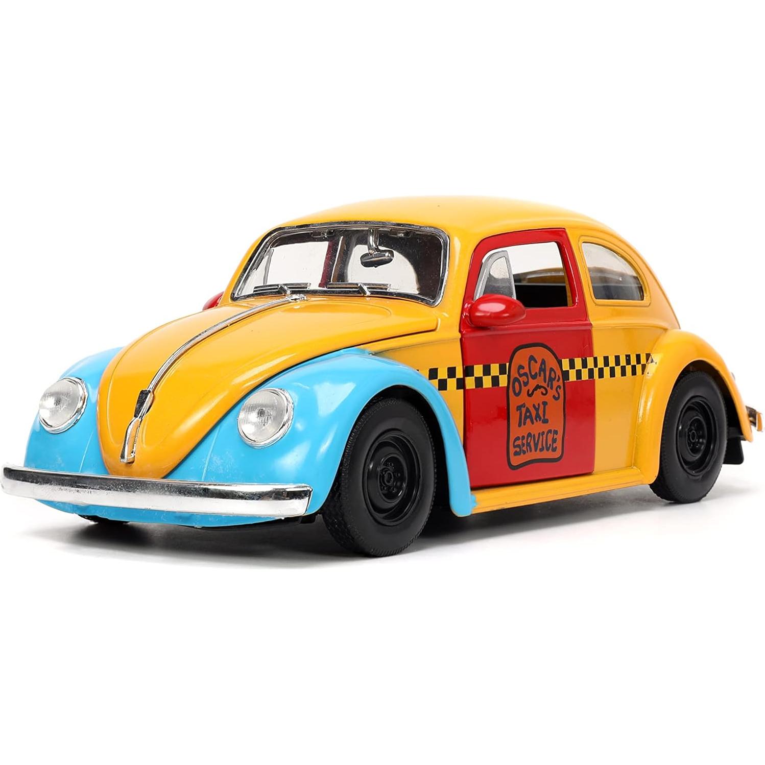 Coche de fundición Volkswagen Beetle 1959 Jada Toys con Oscar