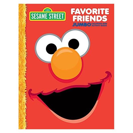 Libro de Colorear Jumbo Bendon Sesame Street 64 Páginas