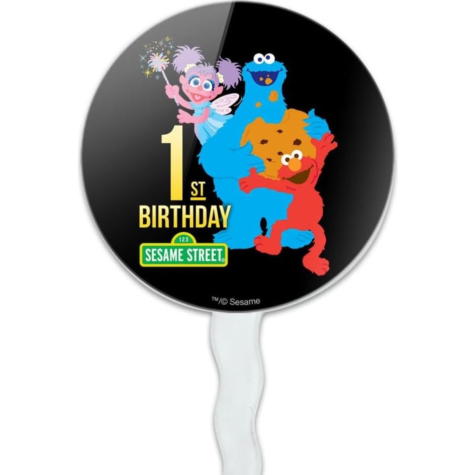 Decoraciones para Cupcakes Sesame Street - Juego de 6 Toppers