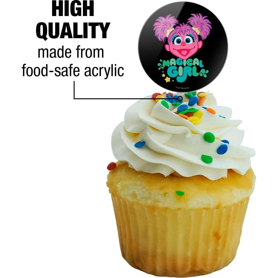 Juego de Palillos para Cupcakes Abby Cadabby - 6 Piezas