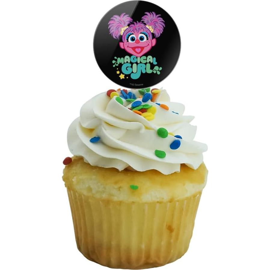 Juego de Palillos para Cupcakes Abby Cadabby - 6 Piezas