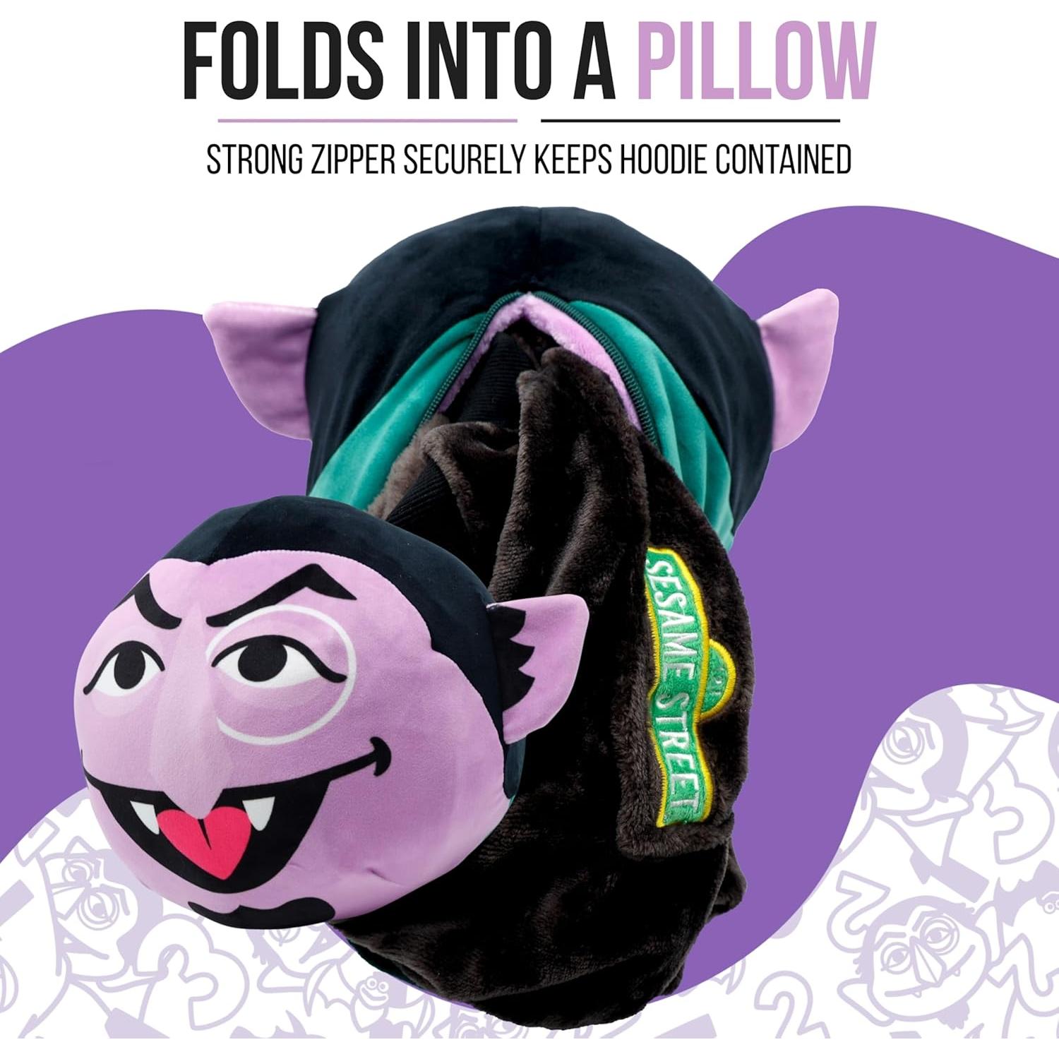 Manta Sudadera 2-en-1 Count Von Count Adulto Importada