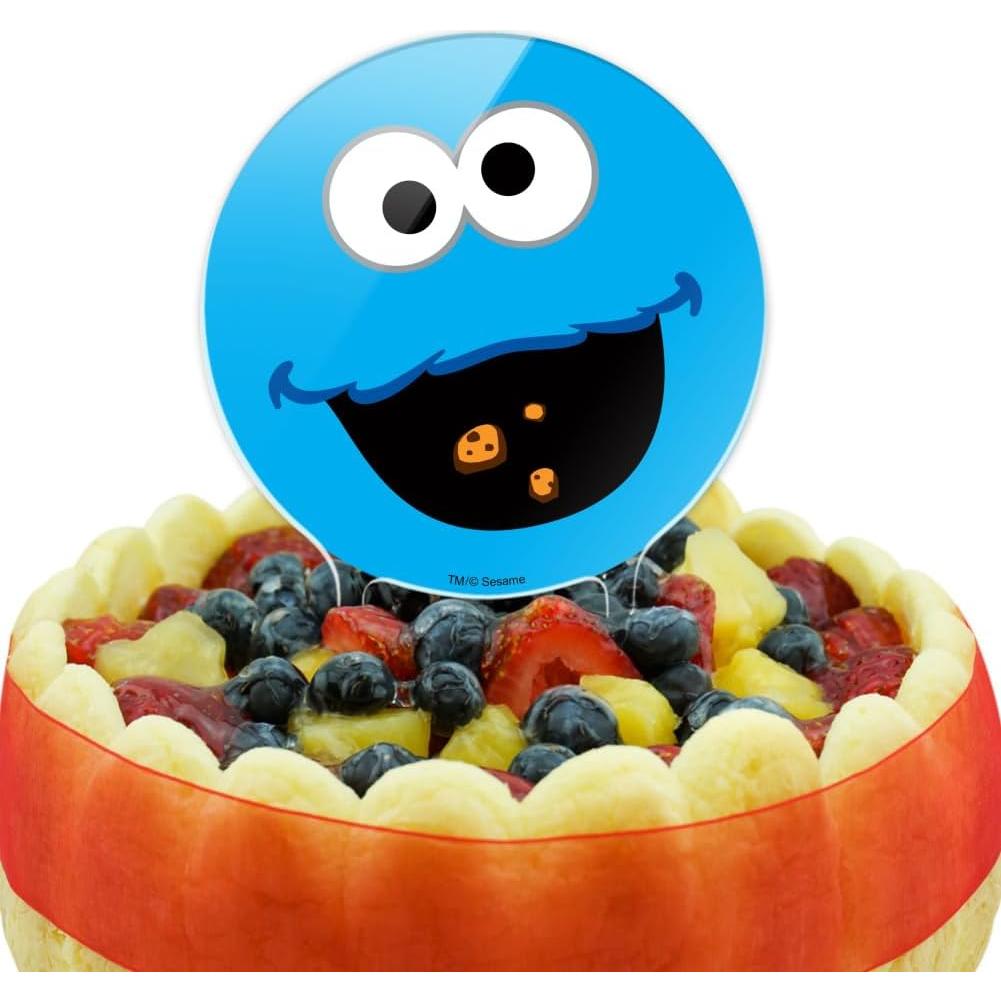 Decoración de Pastel Acrílica Cookie Monster 18.42 cm - Sesame Street