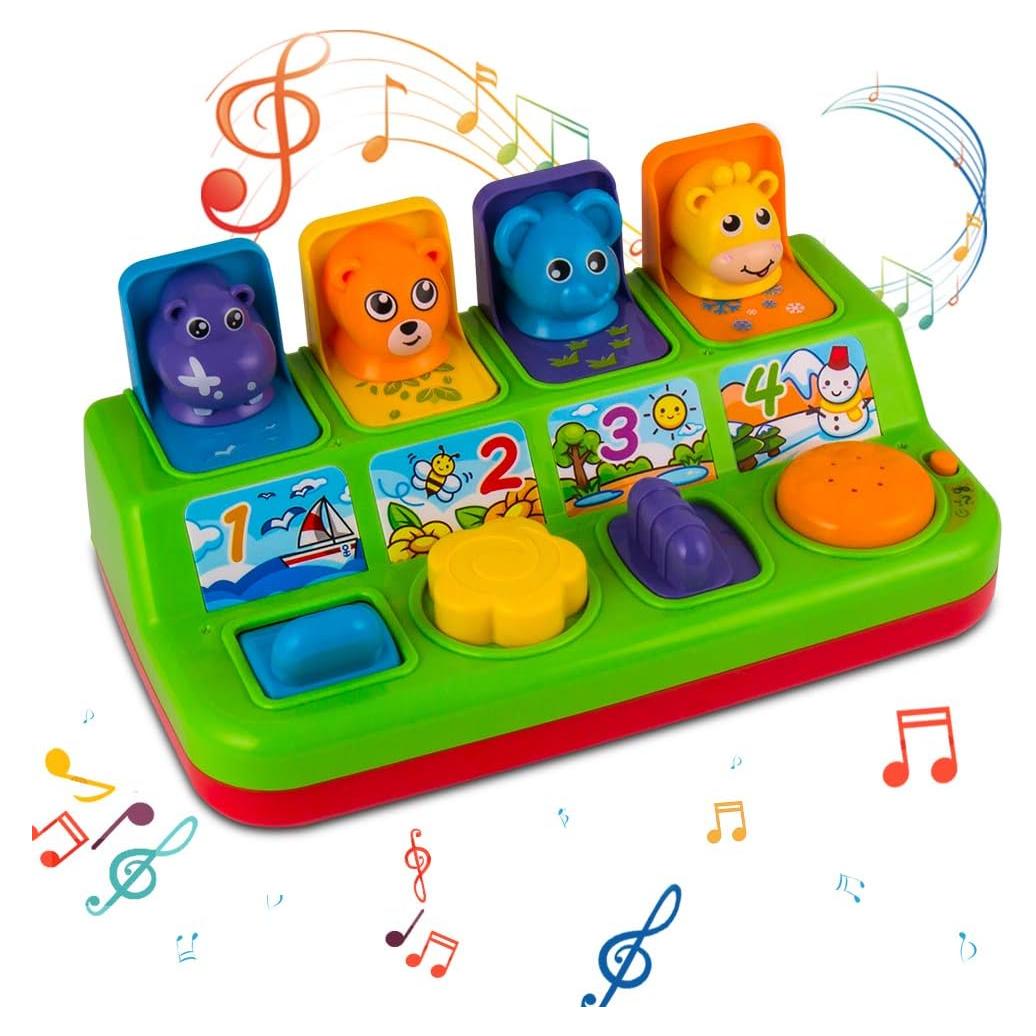 Juguete Interactivo YEEBAY Animales Pop-Up con Música 0.65kg