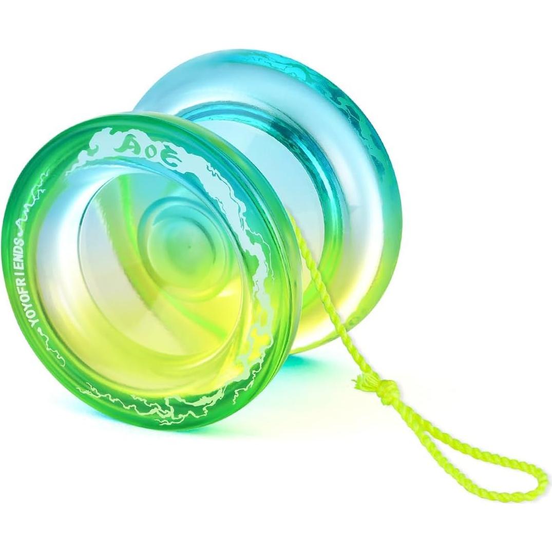 Yoyo Profesional 7YO AOE para Principiantes Azul Amarillo