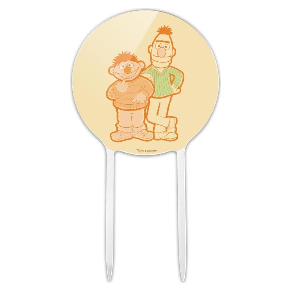 Decoración de Pastel Acrílico Bert y Ernie 18.42 cm