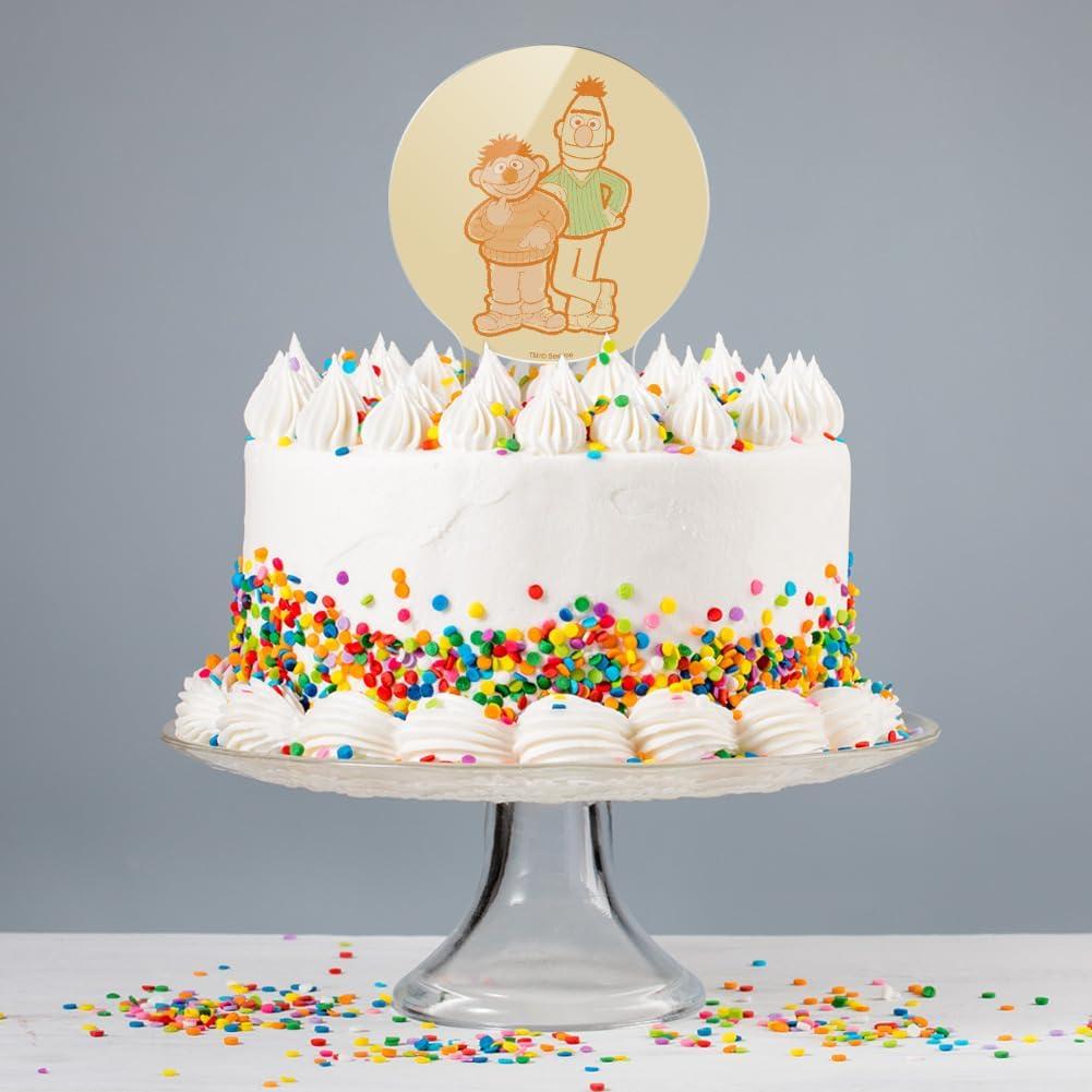 Decoración de Pastel Acrílico Bert y Ernie 18.42 cm