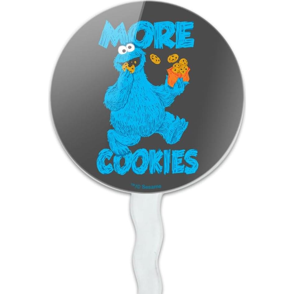 Conjunto de Palillos para Cupcakes Plaza Sésamo - 6 Piezas