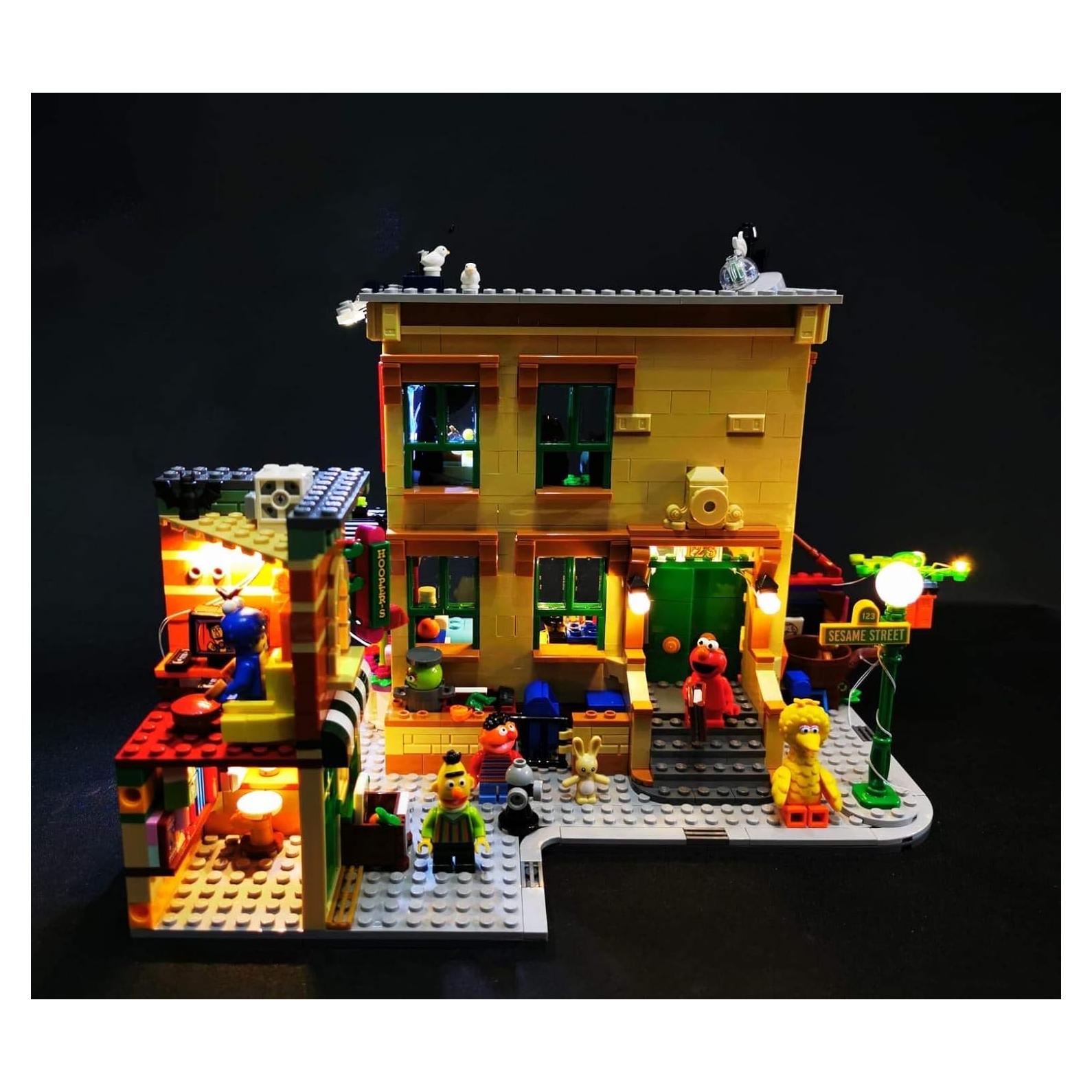 Kit de Iluminación LED brickled para Lego 123 Calle Sésamo