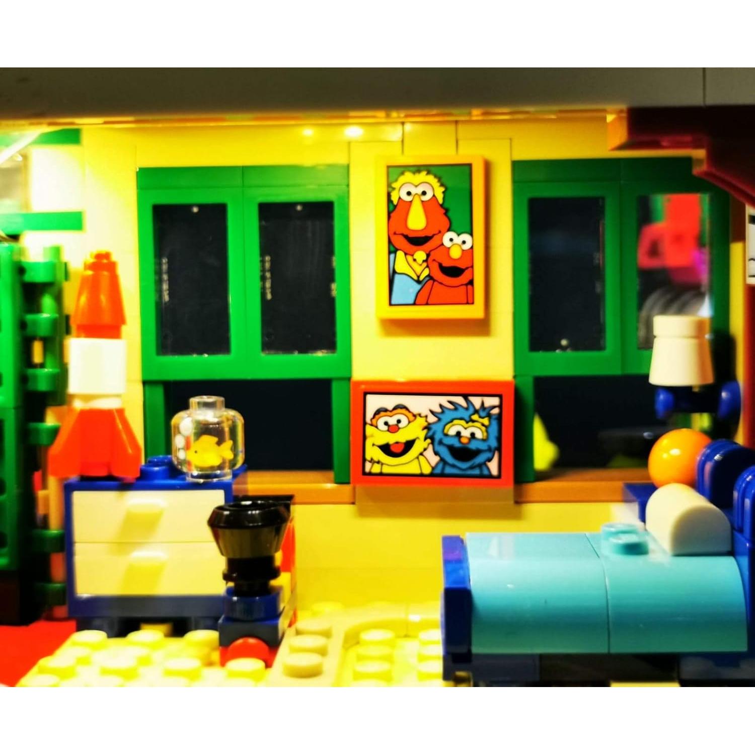 Kit de Iluminación LED brickled para Lego 123 Calle Sésamo