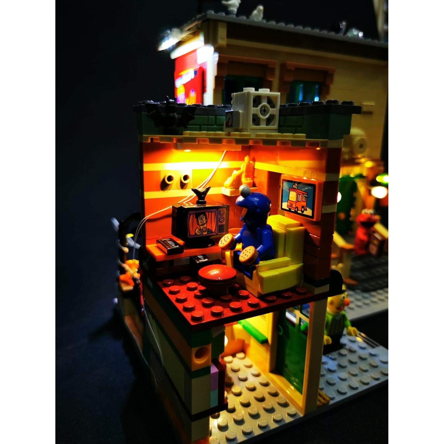 Kit de Iluminación LED brickled para Lego 123 Calle Sésamo