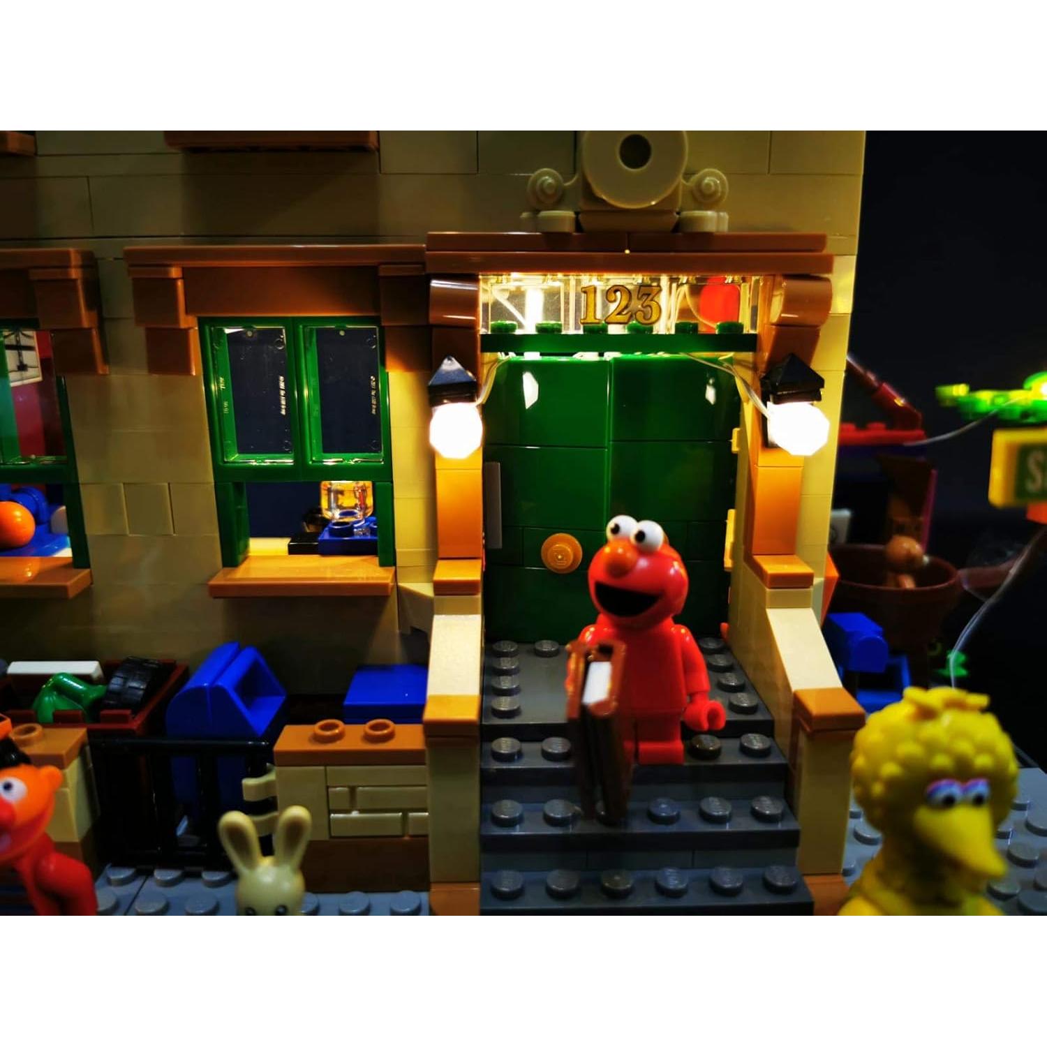 Kit de Iluminación LED brickled para Lego 123 Calle Sésamo