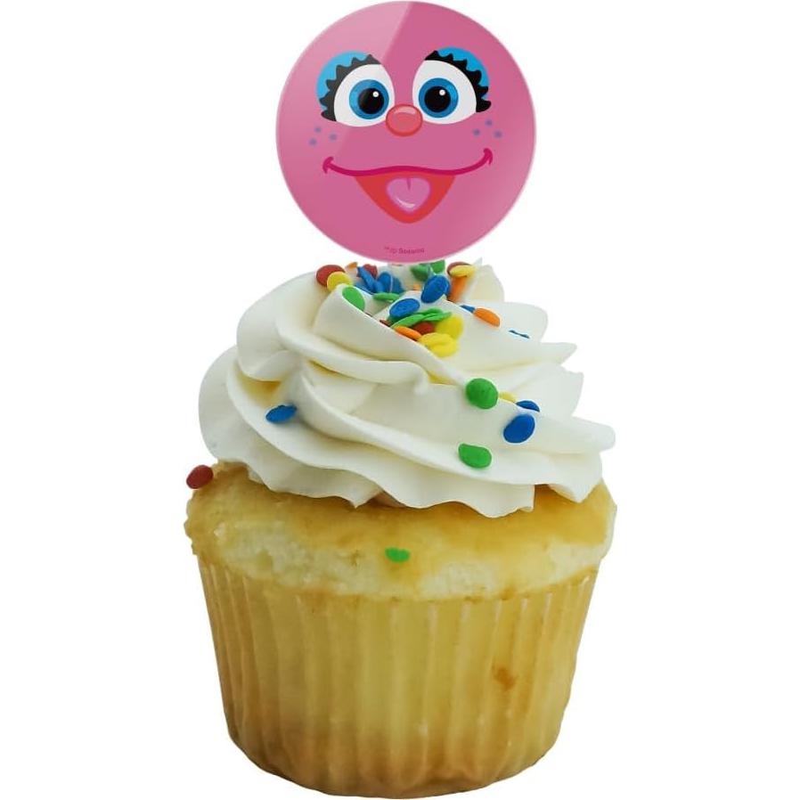 Juego de Palillos Decorativos para Cupcakes Abby - Set de 6