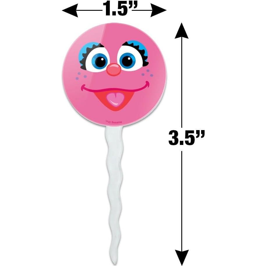 Juego de Palillos Decorativos para Cupcakes Abby - Set de 6