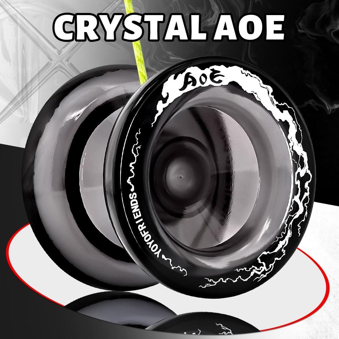 Yoyo Profesional 7YO AOE Negro para Principiantes + Accesorios