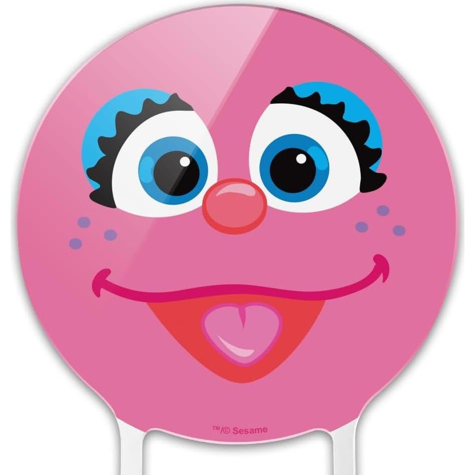 Adorno de Pastel Acrílico Abby Plaza Sésamo 18.4 cm