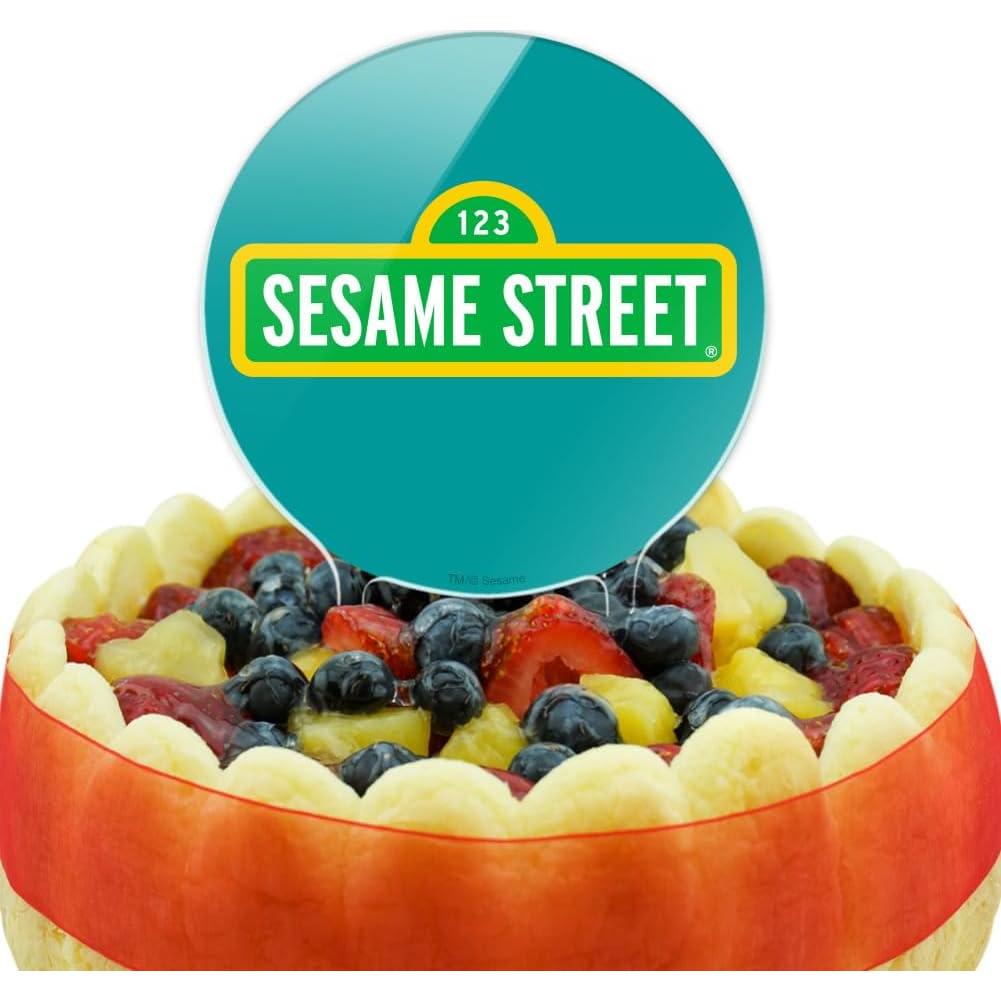 Decoración de Pastel Acrílica Plaza Sésamo 18.42 cm