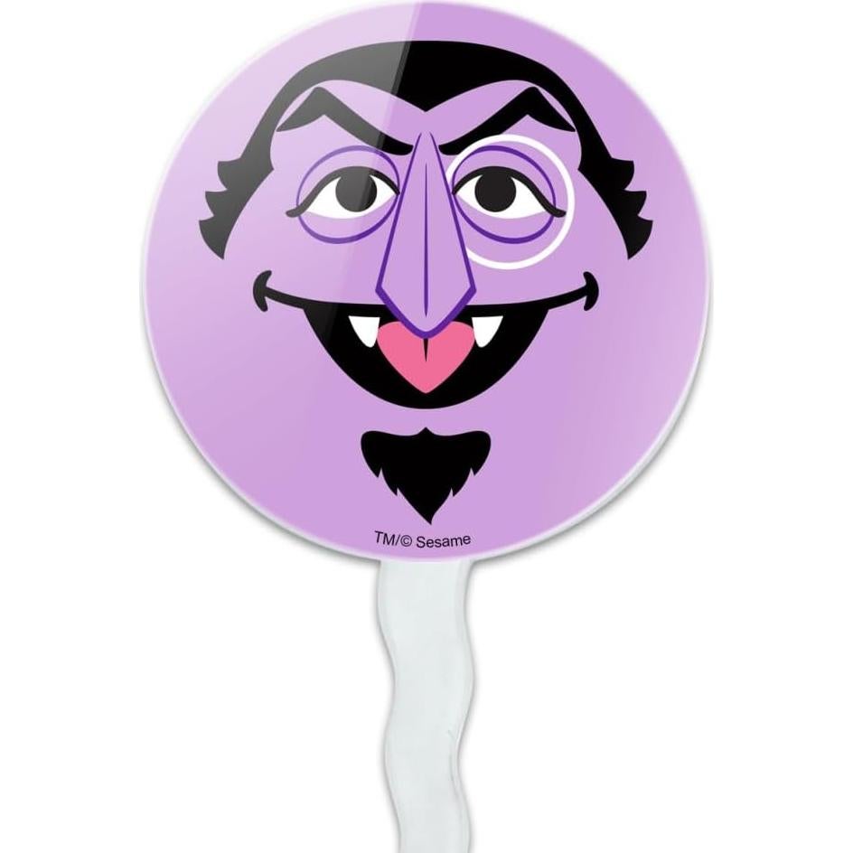 Conjunto de Palillos para Cupcakes Plaza Sésamo - 6 Piezas