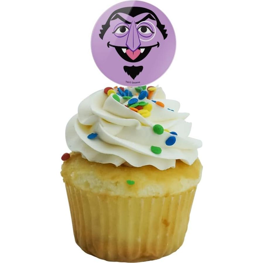 Conjunto de Palillos para Cupcakes Plaza Sésamo - 6 Piezas