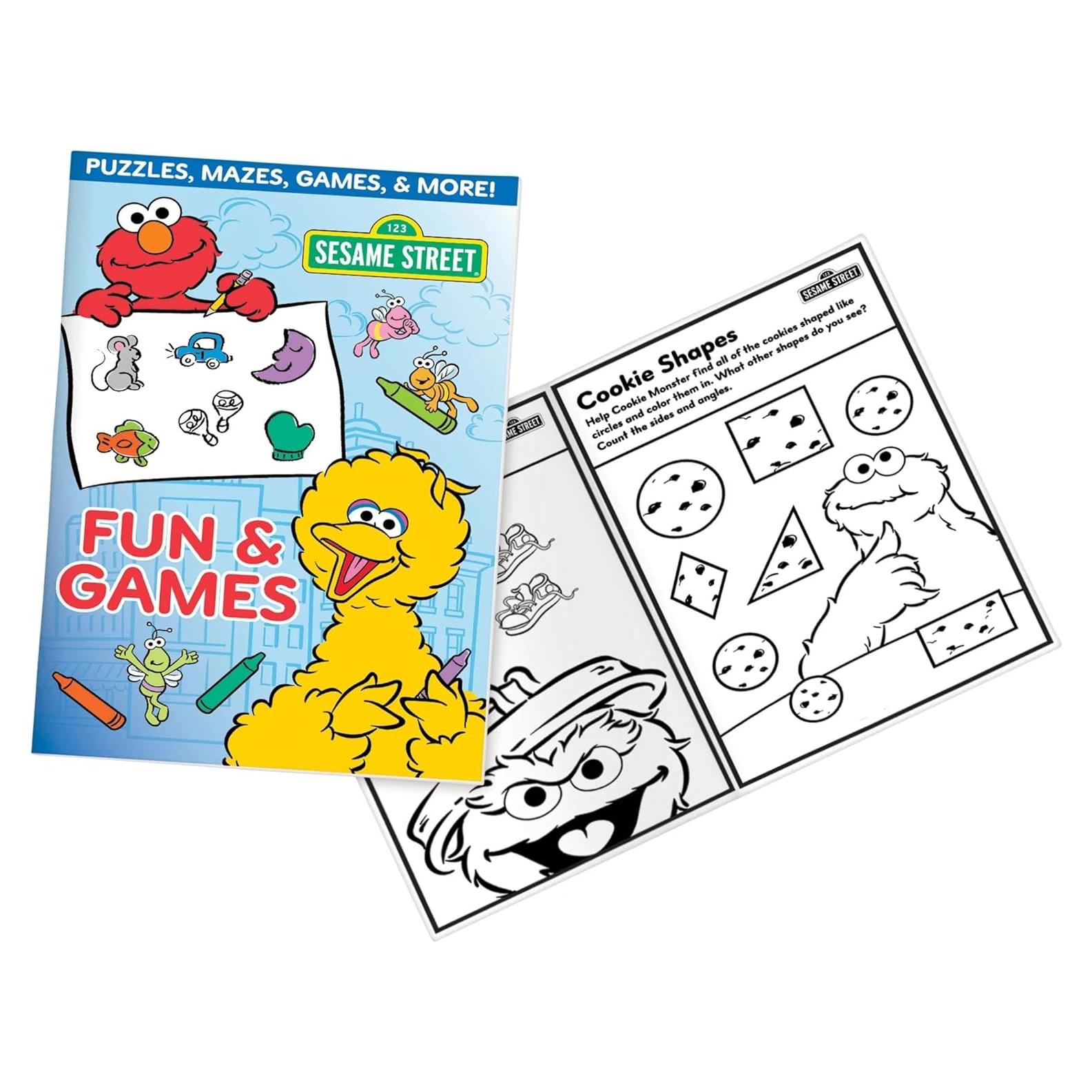 Cuadernos de Actividades Sesame Street - Paquete de 8 - 19.37x13.34 cm