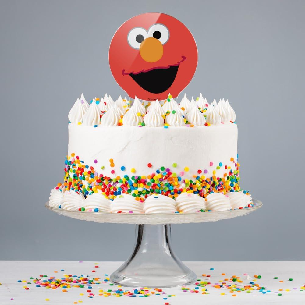Decoración de Pastel Acrílico Elmo Plaza Sésamo 18.42 cm
