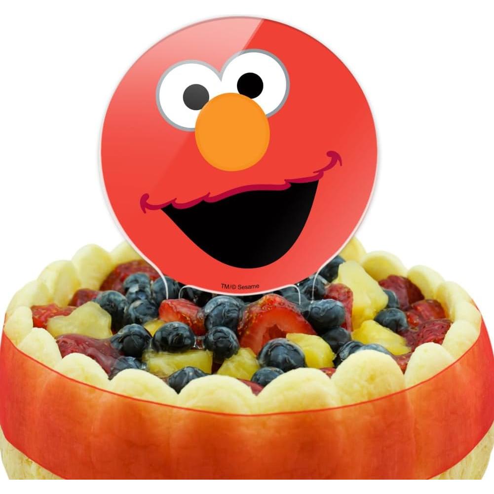 Decoración de Pastel Acrílico Elmo Plaza Sésamo 18.42 cm