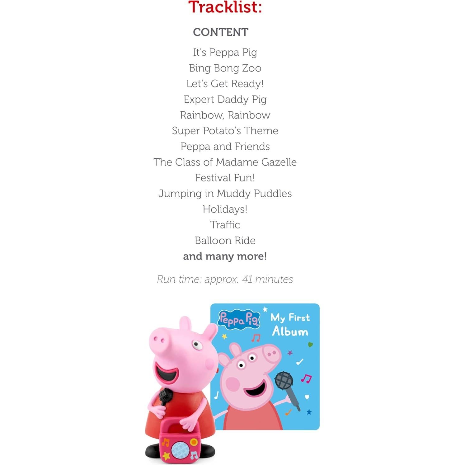 Tonies Peppa Pig: Mi Primer Álbum de Audio 41 min 3+