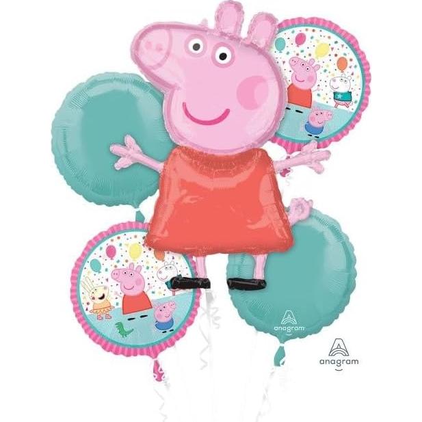 Ramo de Globos de Fiesta Peppa Pig Anagram 4154101 Multicolor