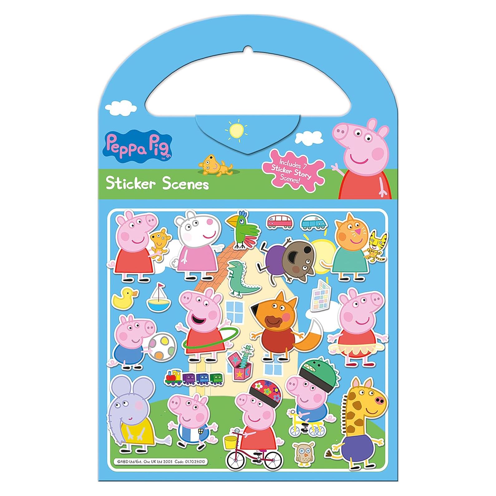 Conjunto de Actividades Peppa Pig - Stickers Reutilizables 23.5x15.5cm