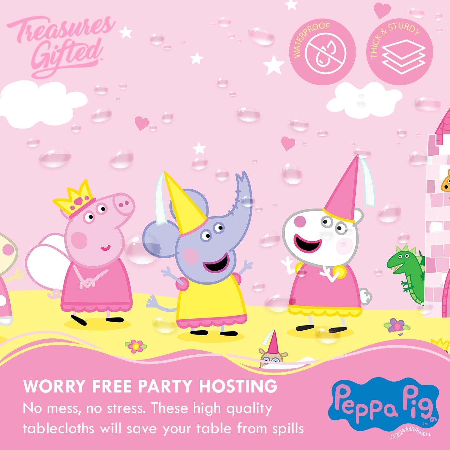 Manteles de Cumpleaños Peppa Pig - Paquete de 2 - 137x274cm