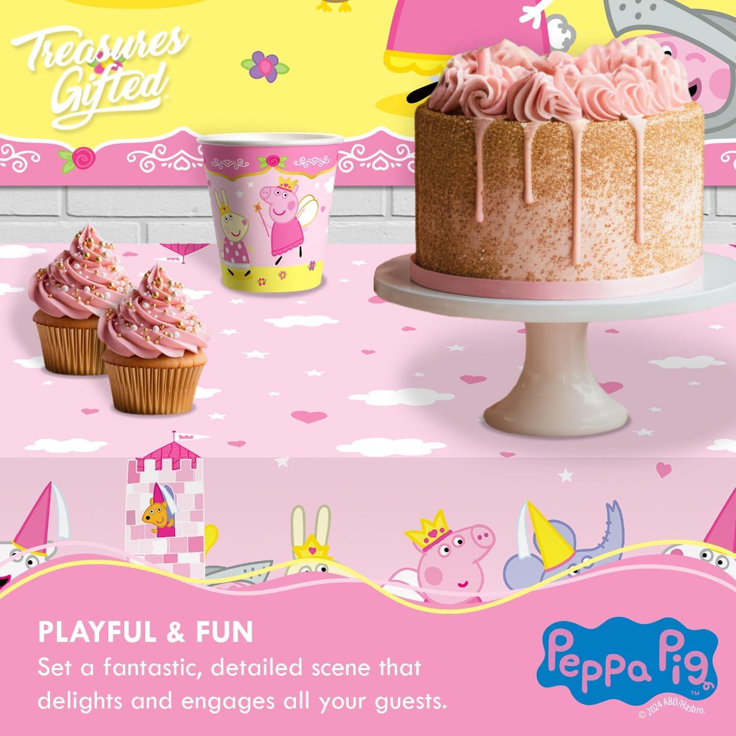 Manteles de Cumpleaños Peppa Pig - Paquete de 2 - 137x274cm