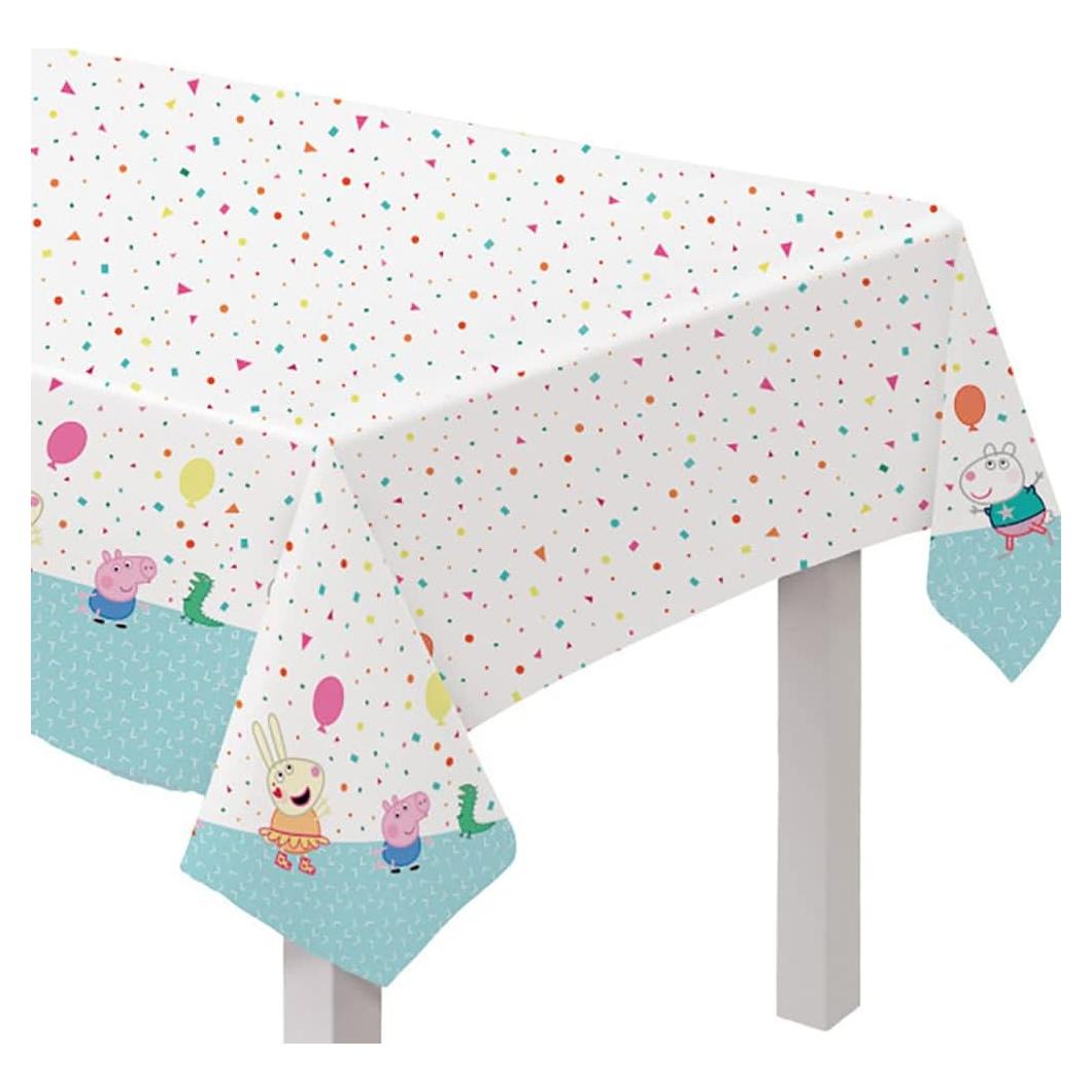 Cubierta de Mesa Plástica Peppa Pig 137x244 cm Amscan