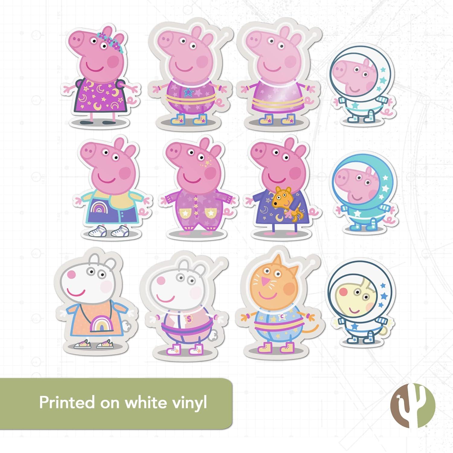 Calcomanías de Vinilo Peppa Pig Desert Cactus 21.6x27.9cm