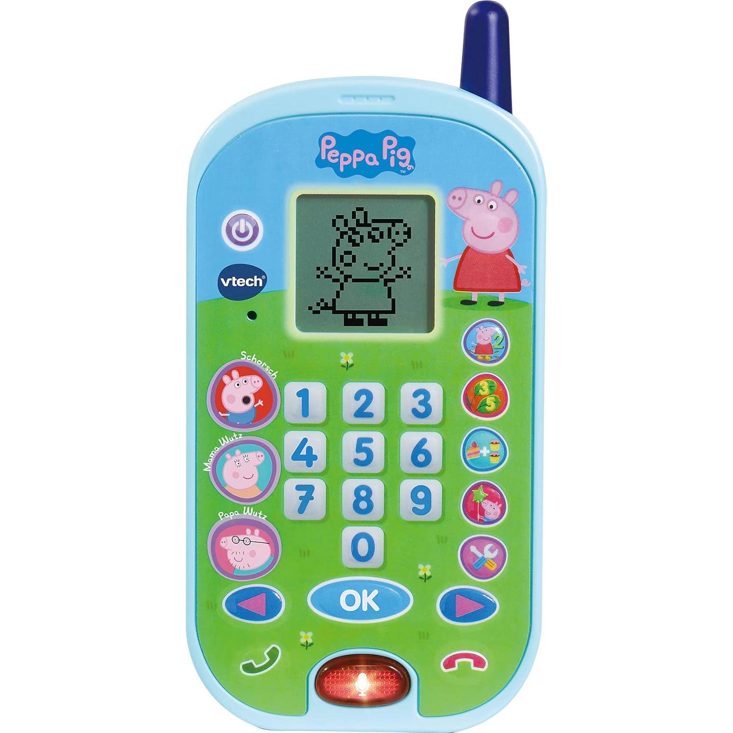 Teléfono de Aprendizaje VTech Peppa Pig - Juegos Educativos 2-5 Años