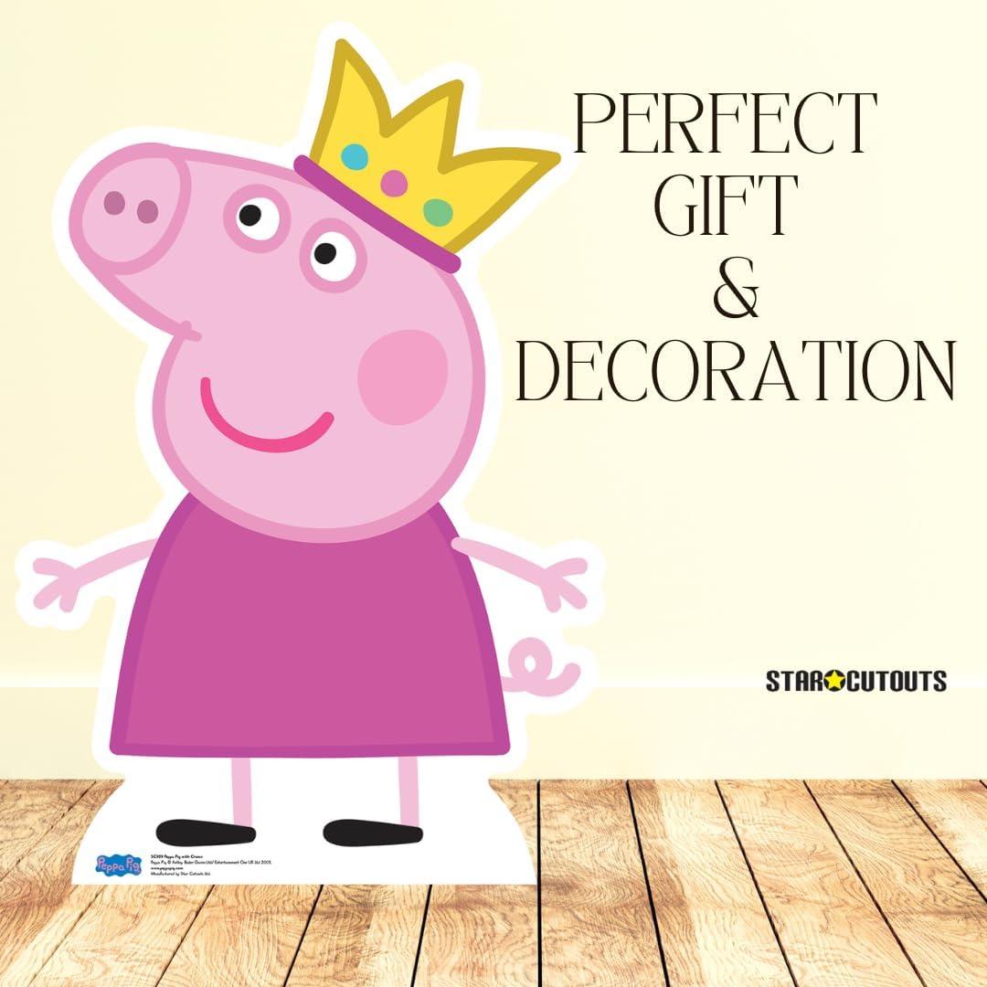 Cartón Cortado Peppa Pig Star Cutouts 90cm Fiesta Multicolor