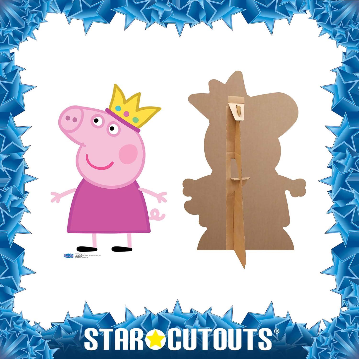 Cartón Cortado Peppa Pig Star Cutouts 90cm Fiesta Multicolor