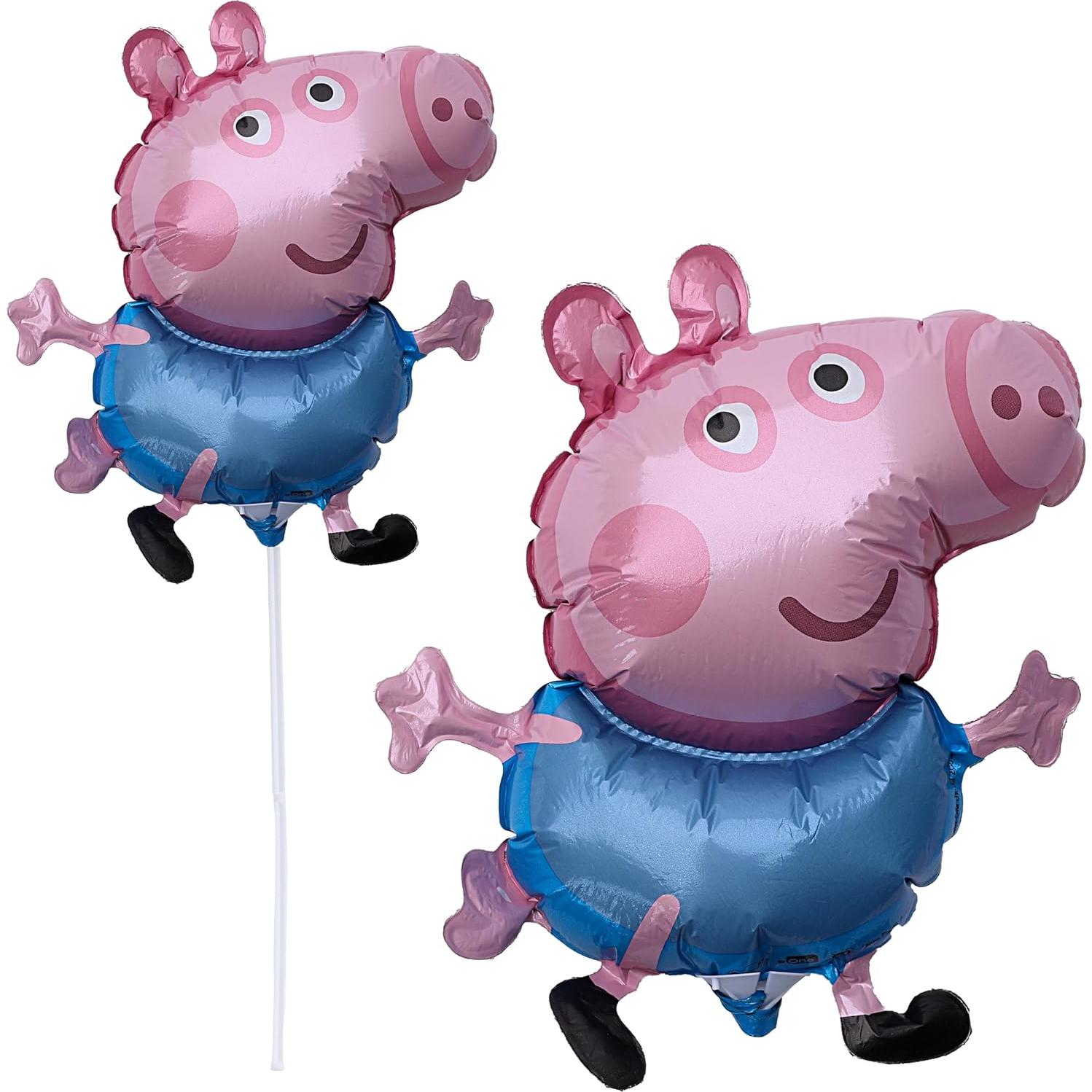 Pack 20 Globos Mini Peppa y George Toyland - Decoración Fiesta