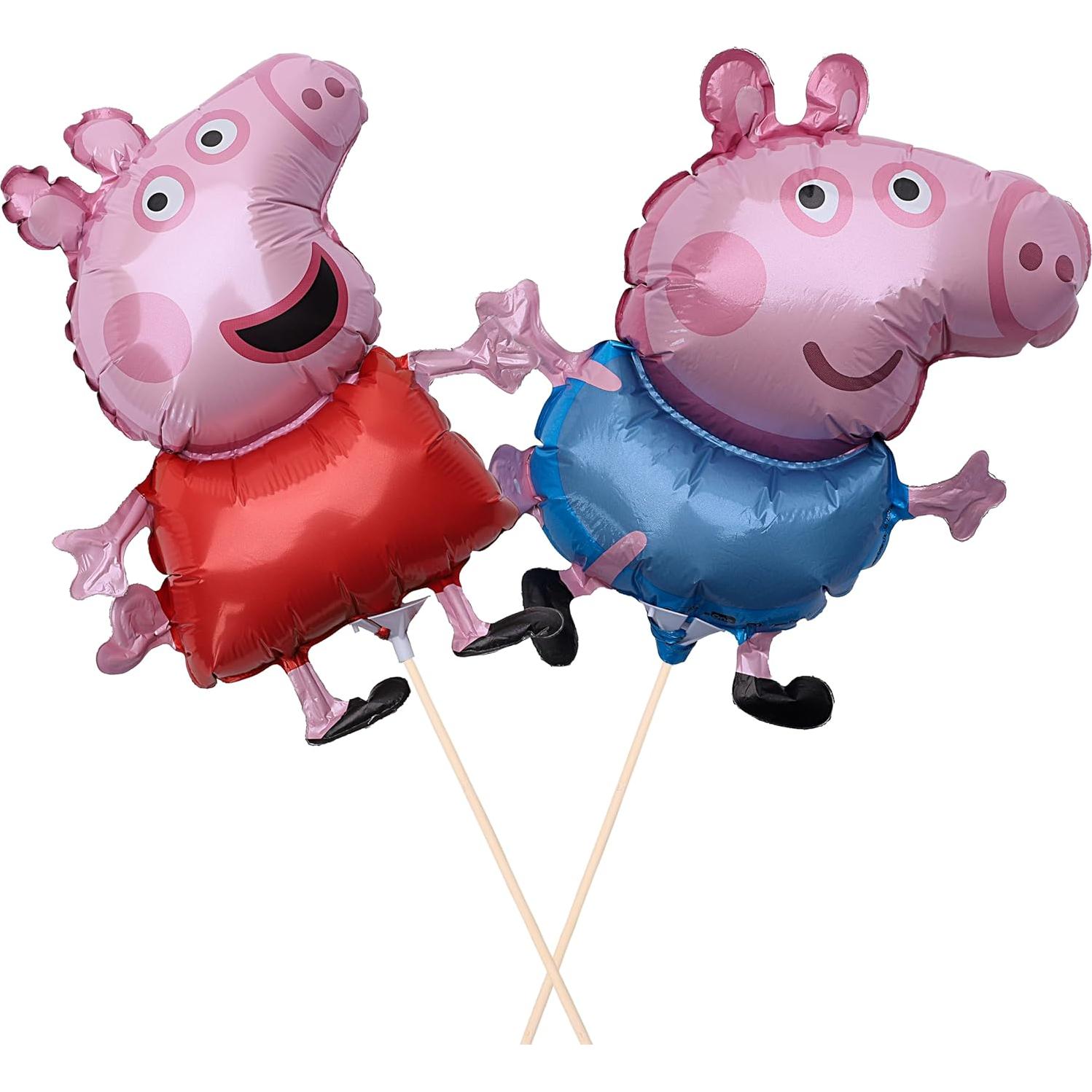 Pack 20 Globos Mini Peppa y George Toyland - Decoración Fiesta