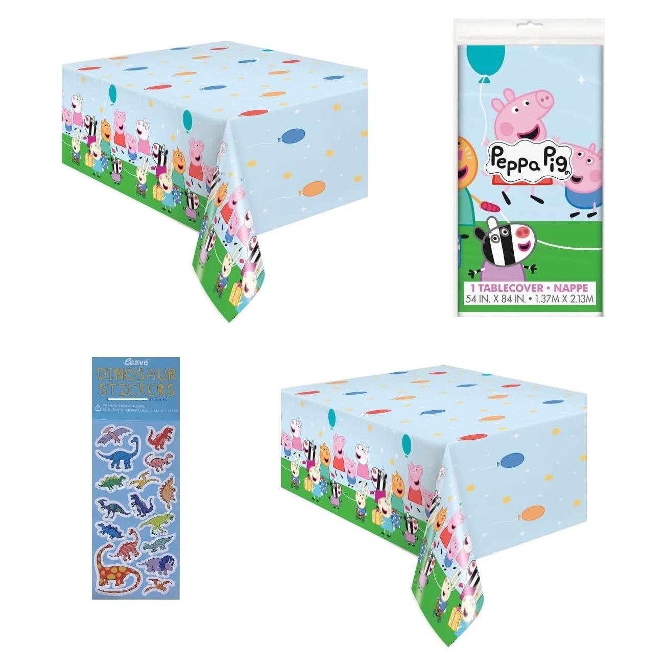 Suministros Fiesta Peppa Pig Único - 2 Manteles Plástico 137x213 cm