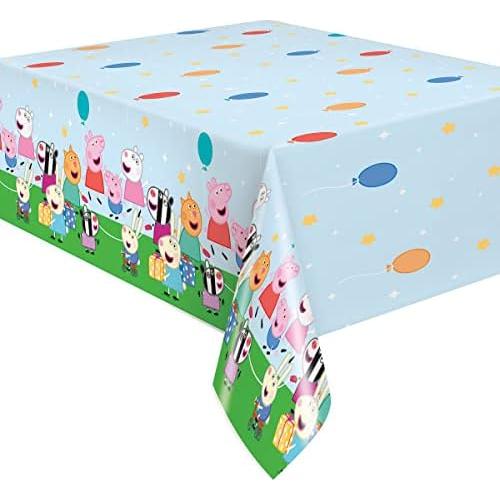 Suministros Fiesta Peppa Pig Único - 2 Manteles Plástico 137x213 cm
