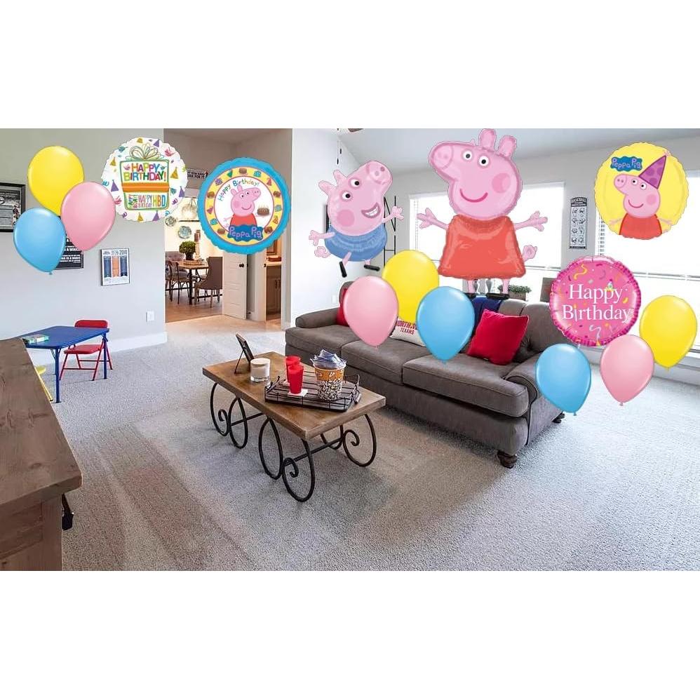 Ramo de Globos de Cumpleaños Peppa y George Anagram